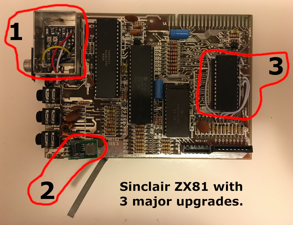 3 ZX81 Upgrades 1200w