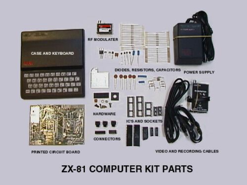 ZX81 kit parts